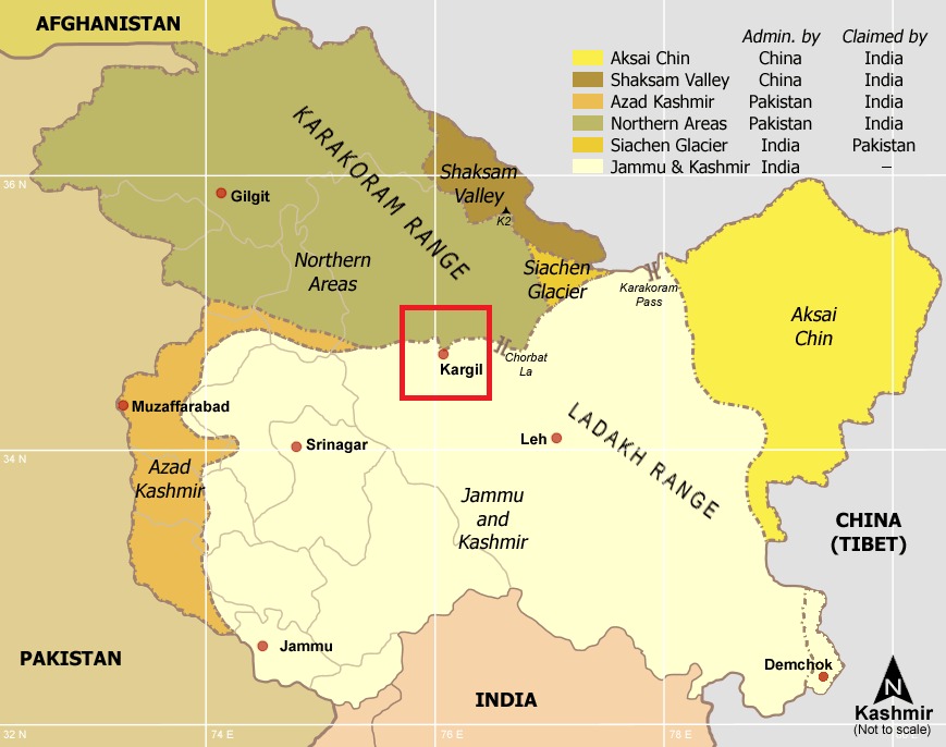 Kargil map