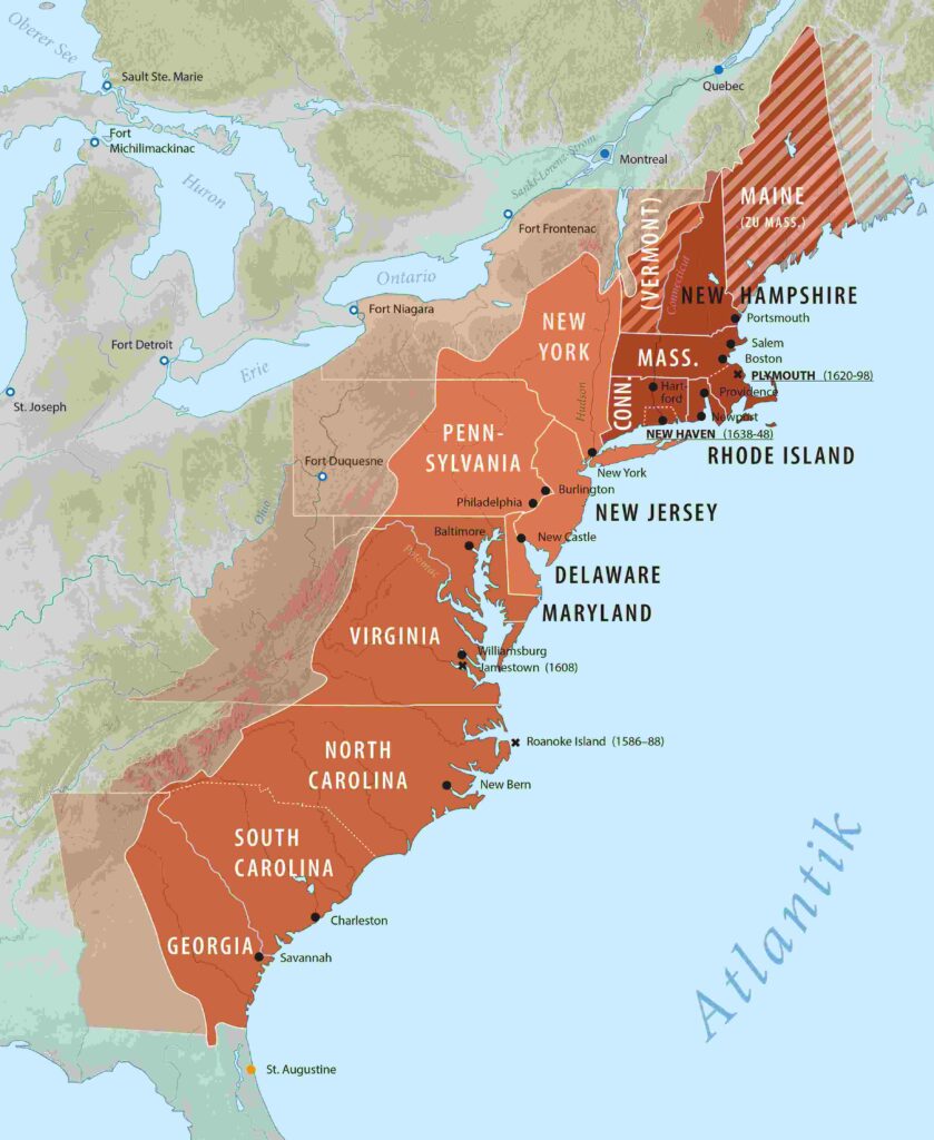 Establishment of British Colonies in North America