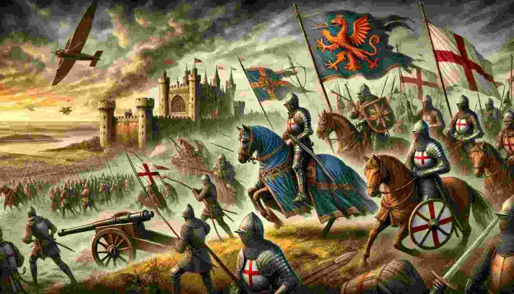 Hundred Years’ War (1337–1453) between England and France was a game-changer in military history.