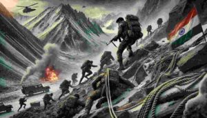 Here is the image representation of the Battle of Tiger Hill during the Kargil War